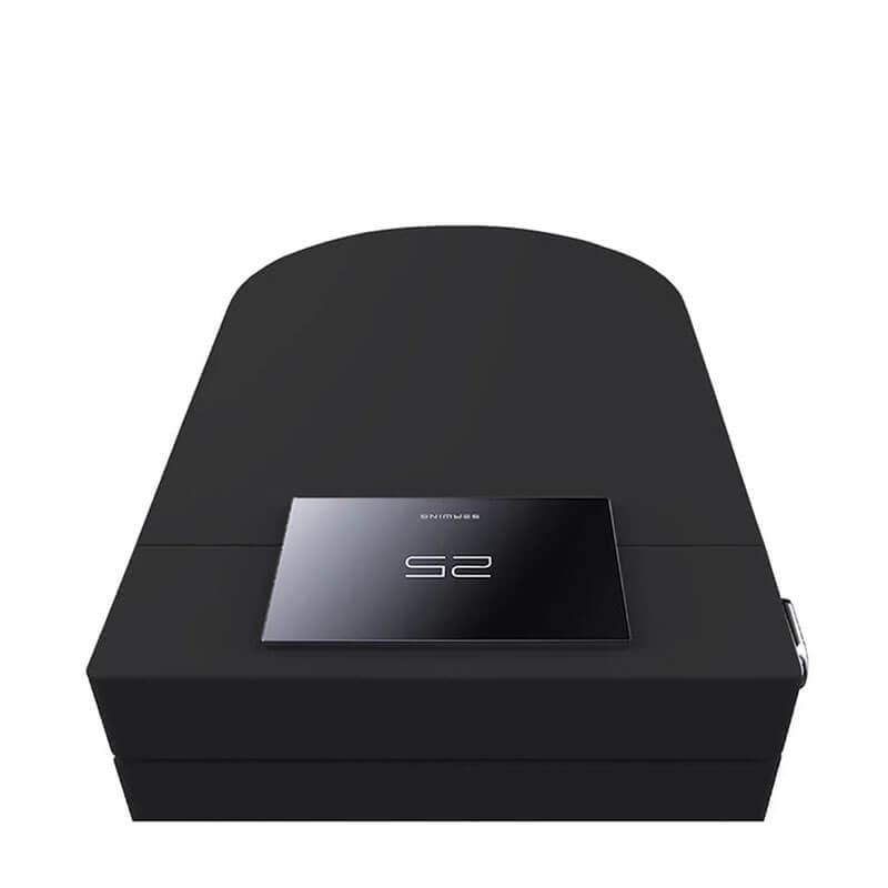 Trone Nobelet STCM1.MB Elongated Matte Black Luxury Toilet with ToeTouch Curved Top Edge