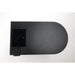 Trone Nobelet STCM1.MB Elongated Matte Black Luxury Toilet with ToeTouch Lid Top View
