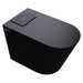 Trone Nobelet STCM1.MB Elongated Matte Black Luxury Toilet with ToeTouch Top Corner View