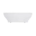 Trone Roshelle R6632 66 x 32 inch Freestanding Acrylic Soaker Tub Curved Flared Base