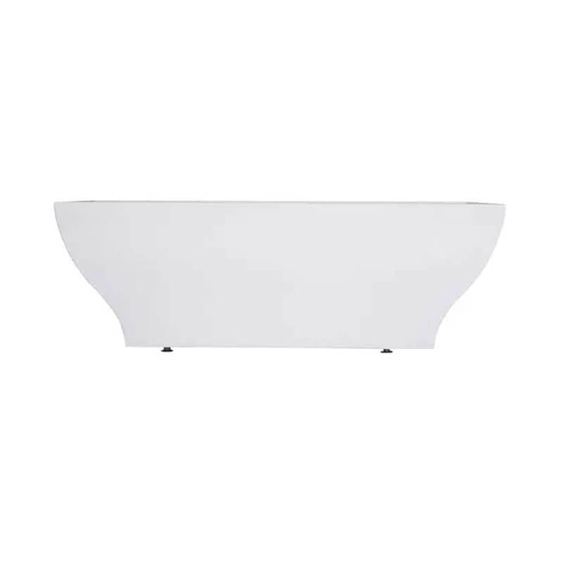 Trone Roshelle R6632 66 x 32 inch Freestanding Acrylic Soaker Tub Curved Flared Base