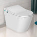 Trone Sanvia STK1 Smart Toilet Corner View in White Tiles