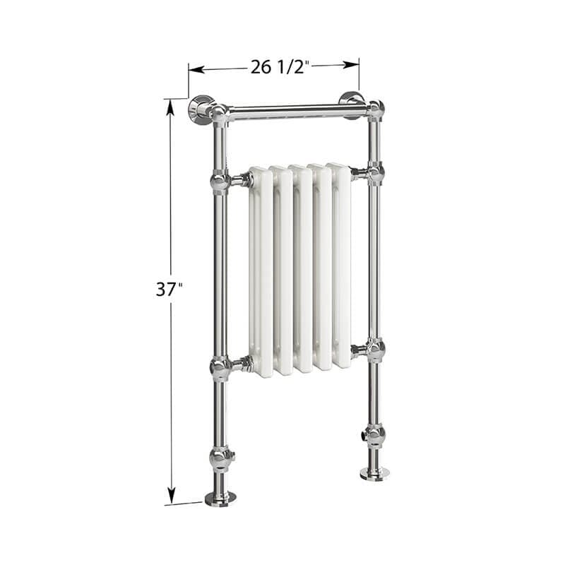 Tuzio Harley 18.5 X 37 Inch Towel Warmer Dimensions
