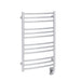 Tuzio Laveno 19.5 X 31 Inch Towel Warmer Chrome Corner View