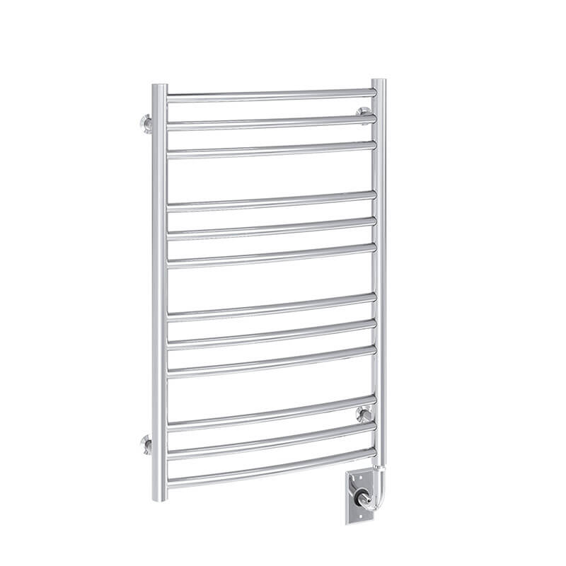 Tuzio Laveno 19.5 X 31 Inch Towel Warmer Chrome Corner View