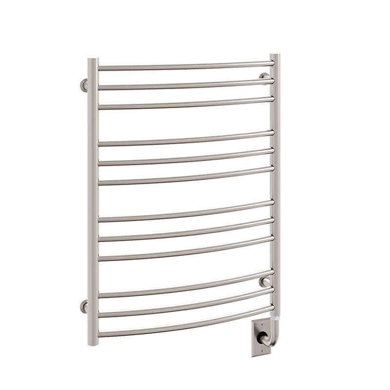 Tuzio Laveno 23.5 X 31 Towel Warmer Polished Nickel Corner View