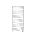 Tuzio Laveno 23.5 x 47.5 Inch Towel Warmer Chrome Corner View