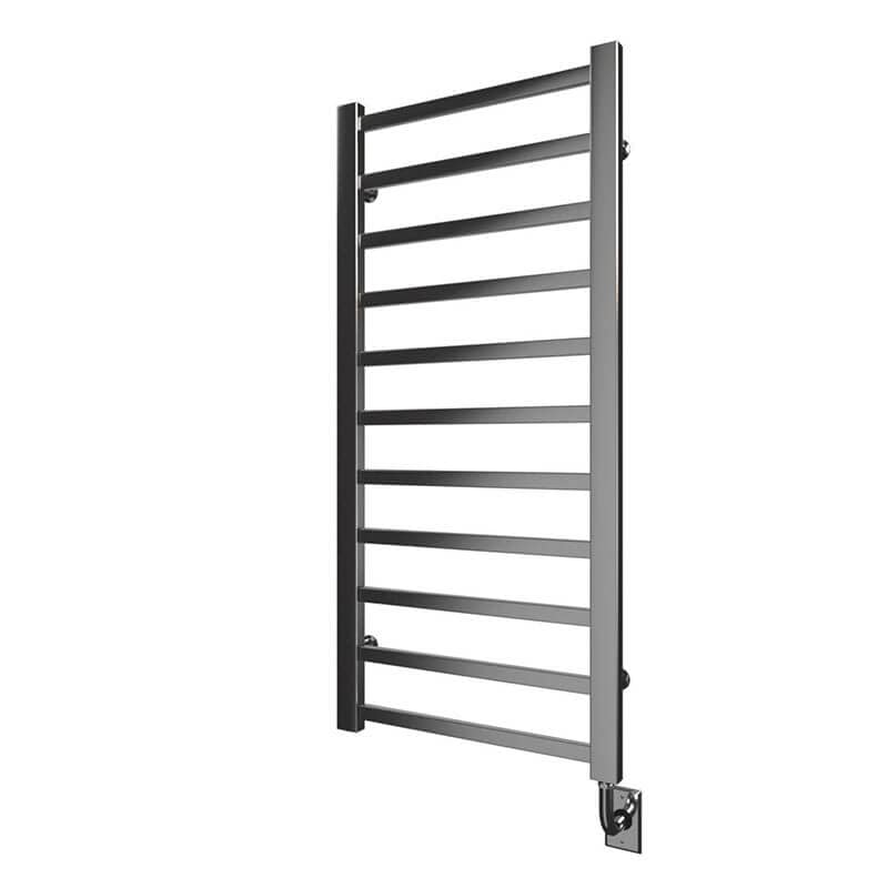 Tuzio Milano 23.5 X 50.5 Inch Towel Warmer Brushed Nickel Corner View
