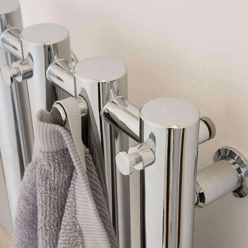 Tuzio Rosendal 10.5 X 37.5 Inch Towel Warmer Close Up View