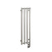 Tuzio Rosendal 10.5 X 37.5 Towel Warmer Chrome Corner View