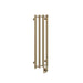 Tuzio Rosendal 10.5 X 37.5 Towel Warmer Pvd Brushed Bronze Corner View