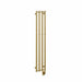 Tuzio Rosendal 10.5 X 59 Inch Towel Warmer Pvd Brushed Gold Corner View