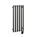 Tuzio Rosendal 16.5 X 37.5 Inch Towel Warmer Matte Black Corner View