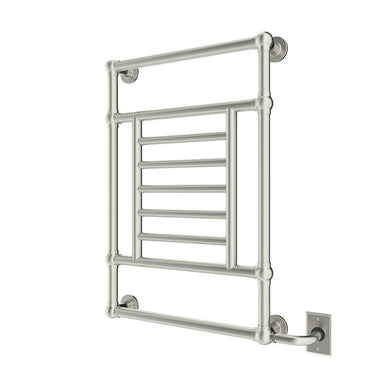 Tuzio Thames 23.5 X 34.5 Wall Mounted Towel Warmer Chrome Corner View