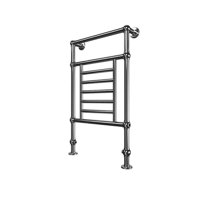 Tuzio Thames 23.5 X 38 Towel Warmer Chrome Corner View