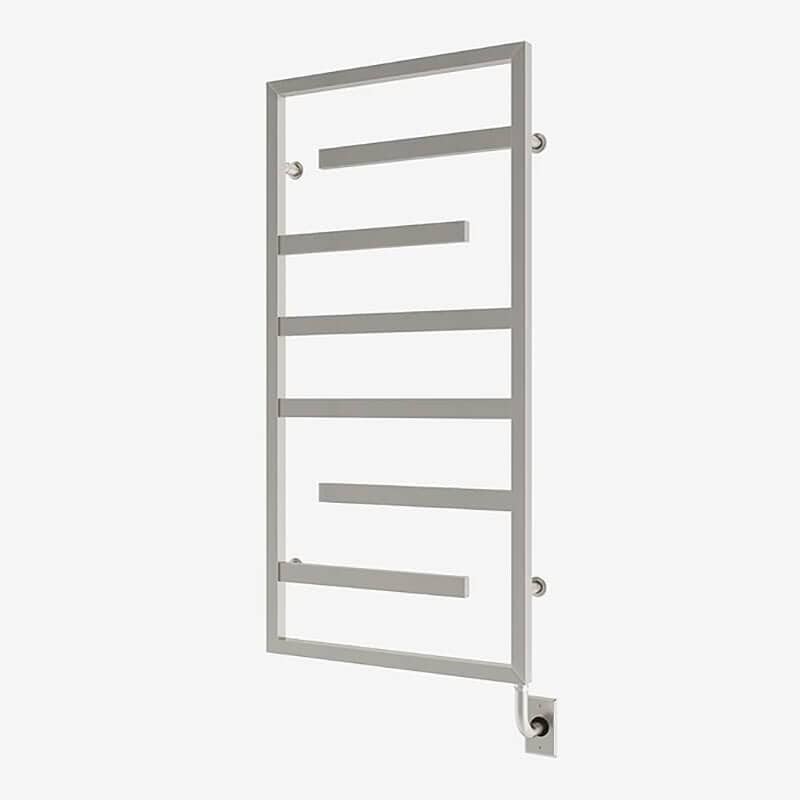 Vasto 23.5" X 47.5" Towel Warmer Brushed Nickel Corner View