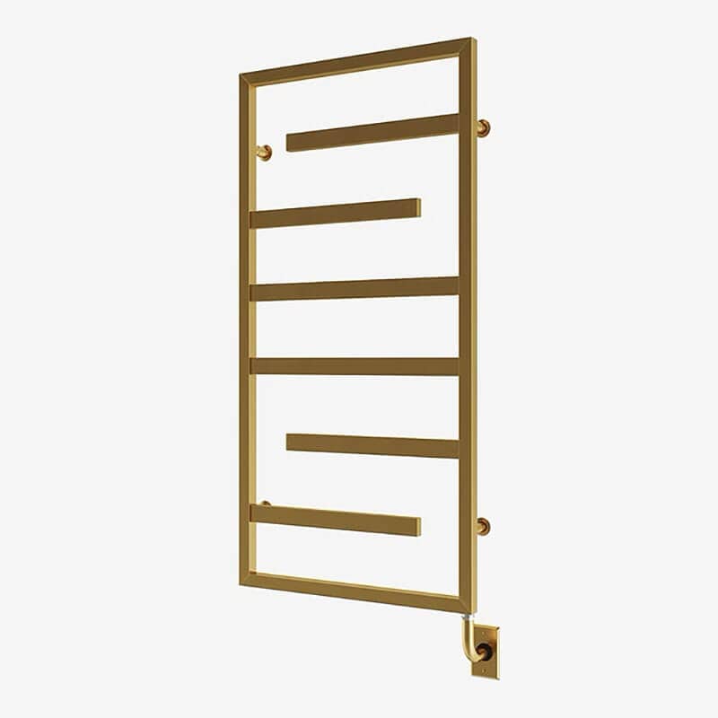 Vasto 23.5" X 47.5" Towel Warmer Pvd Brushed Gold Corner View