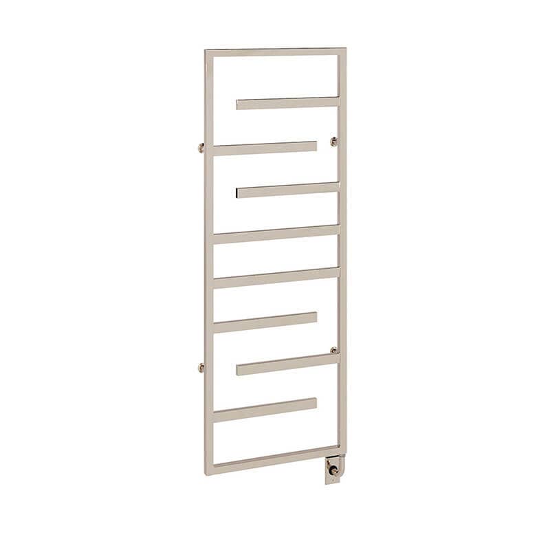 Vasto 23.5" X 64" Towel Warmer Polished Nickel Corner View