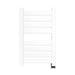 Vega v2337.2 8 Panel Hardwired Towel Warmer White Front View