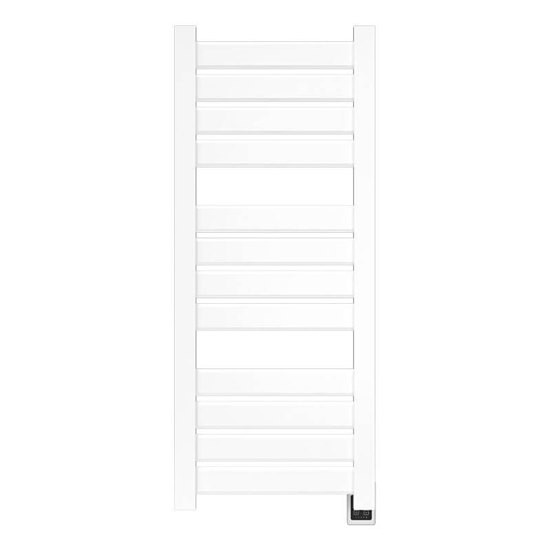 Vega v2356.2 12 Panel Hardwired Towel Warmer White Front View