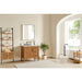 Velora 36 inch Single Bathroom Vanity with Top Mango Brown Corner View