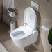 Vivenza STV7216 Wall Hung Bidet Smart Toilet Corner Top View Open Lid
