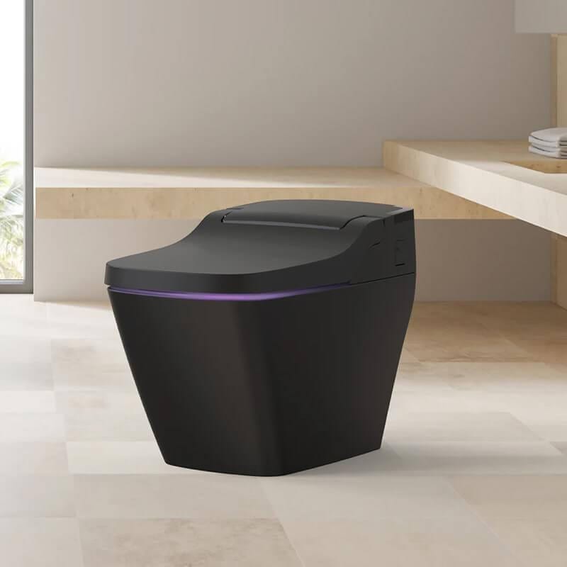 vovo stylement TCB-090SA(B) smart bidet toilet matte black corner view