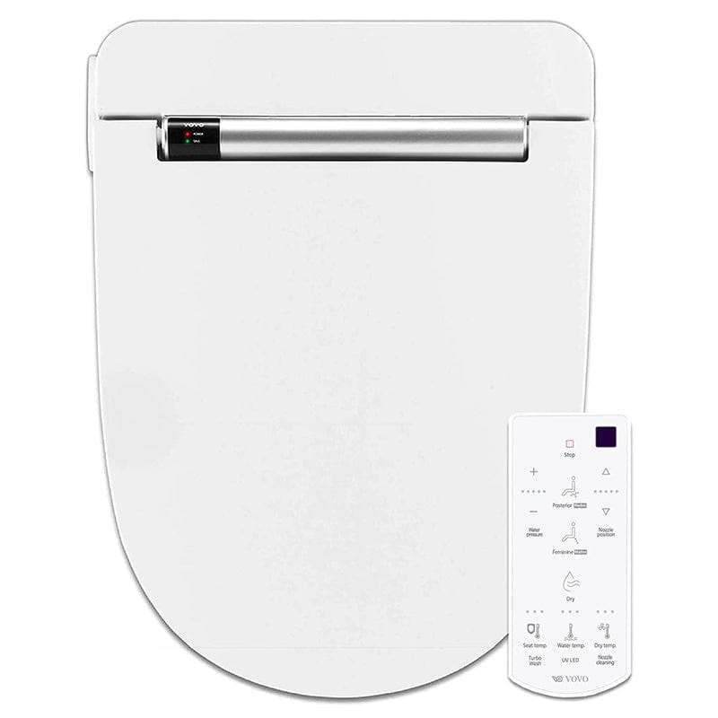 vovo stylement vb 4000se vb 4100sr bidet toilet seat top view with remote up close