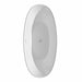 Wyndham Collection Dorrit 66" Freestanding Acrylic White Bathtub With Shiny White Trim No Faucet Top Side View