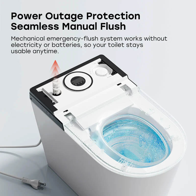 X70 Bidet Toilet With Power Outage Protection
