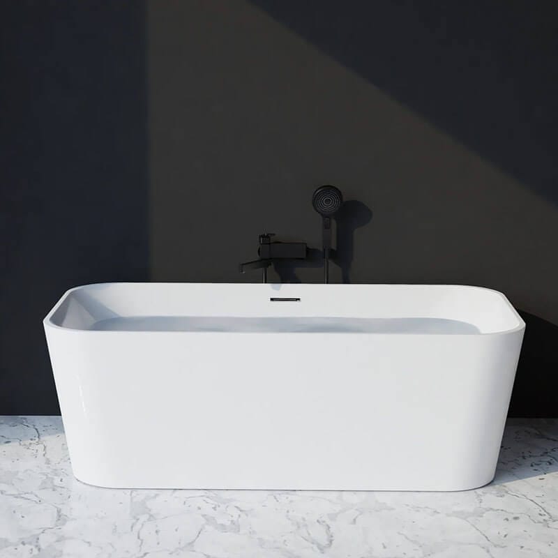 Zion Z6731 67 x 31 Freestanding Acrylic Soaker Tub Rectangular Shape