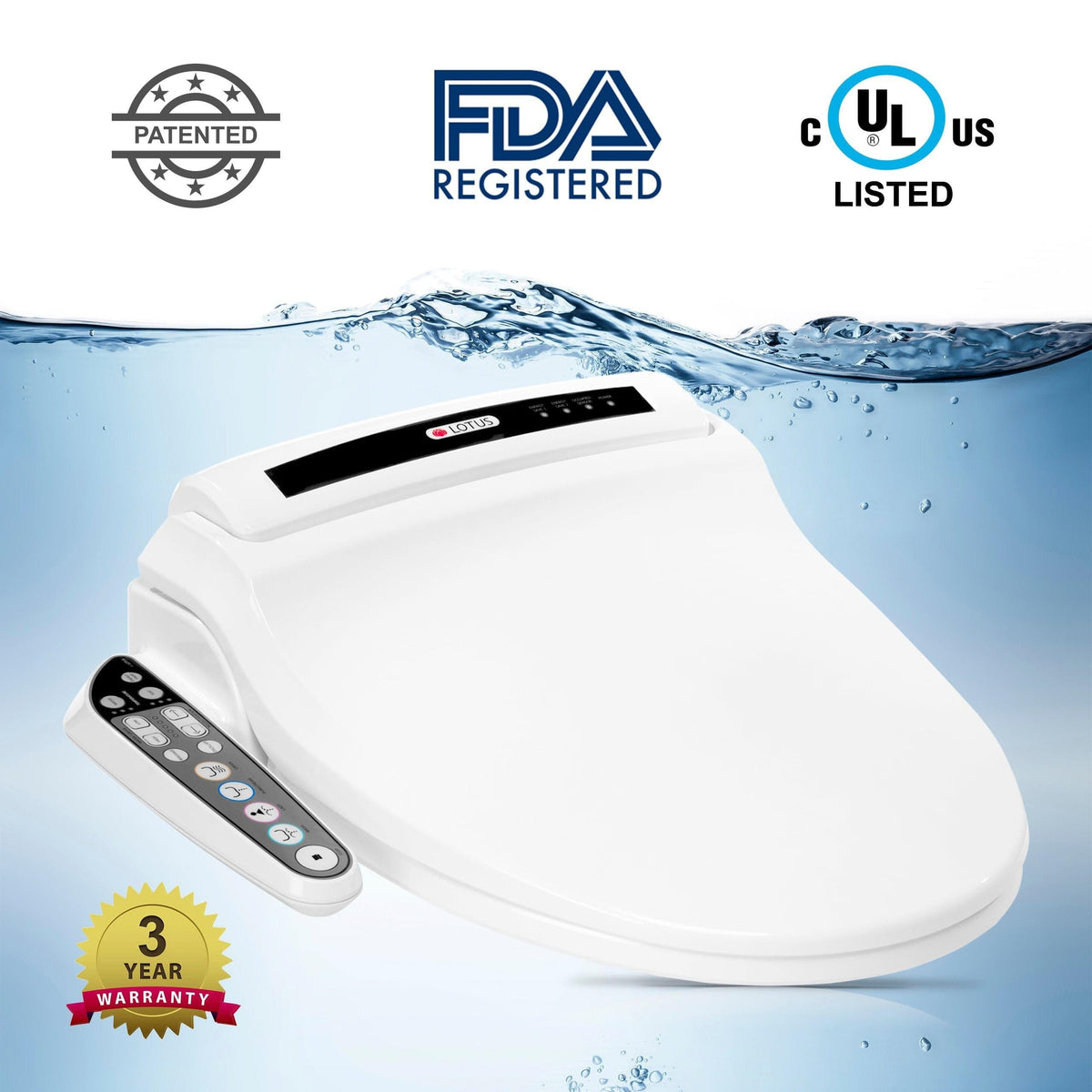LOTUS ATS 909 Bidet Toilet Seat In Stock Now and Free Shipping