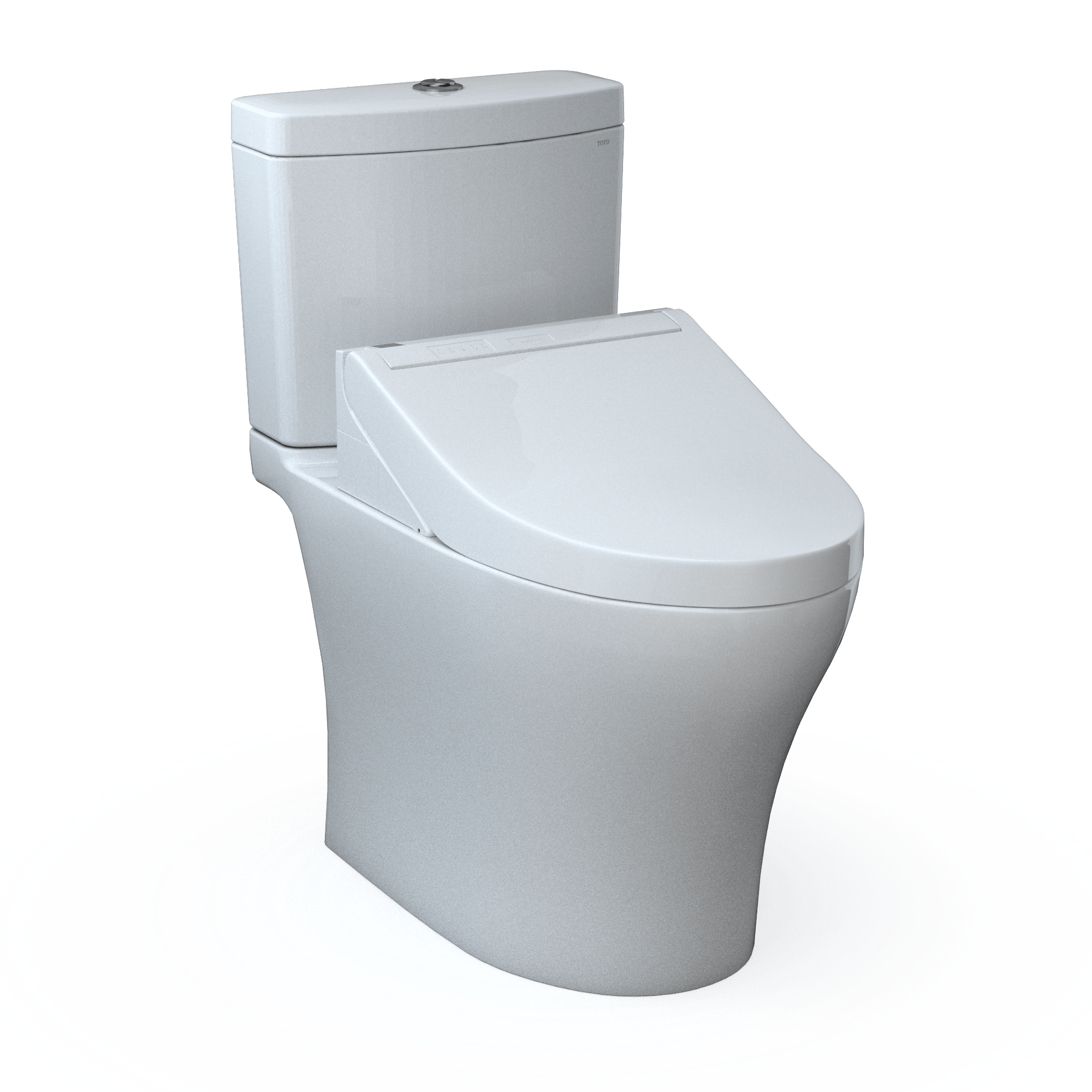 TOTO Bidet Toilet Combo TOTO AQUIA® IV - WASHLET®+ C5 TWO-PIECE TOILET - 1.28 GPF & 0.8 GPF - UNIVERSAL HEIGHT